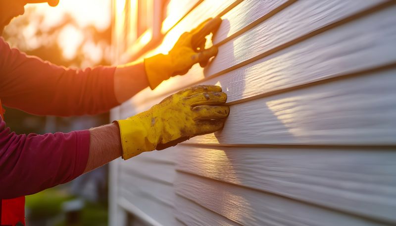 White Vinyl Siding Repair